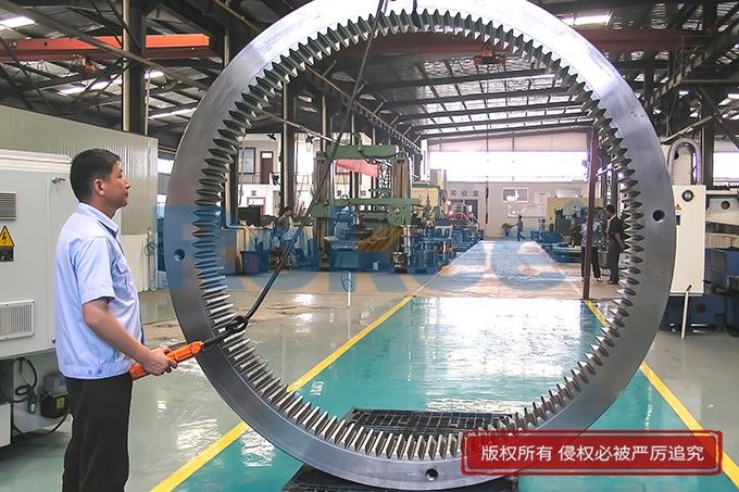 Wind power yaw system gear ring