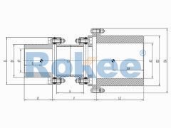 RLAF Disc Couplings,RLAF Large & Small Shaft Mounted Diaphragm Coupling