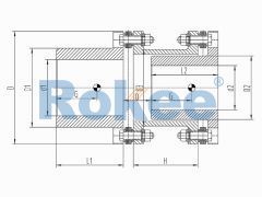 RLAR Disc Couplings,RLAR Single Shaft Sleeve Reverse-mounting Diaphragm Coupling