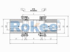 RLQA Disc Couplings,RLQA No Flange Quick Installation Metal Diaphragm Coupling