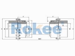 RODX Toothed Couplings,RODX Intermediate Shaft Drum Gear Coupling